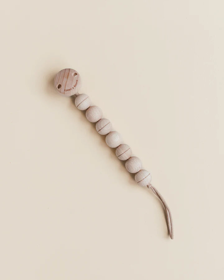 Speen en Koord - onno - pacifier cord - beech wood