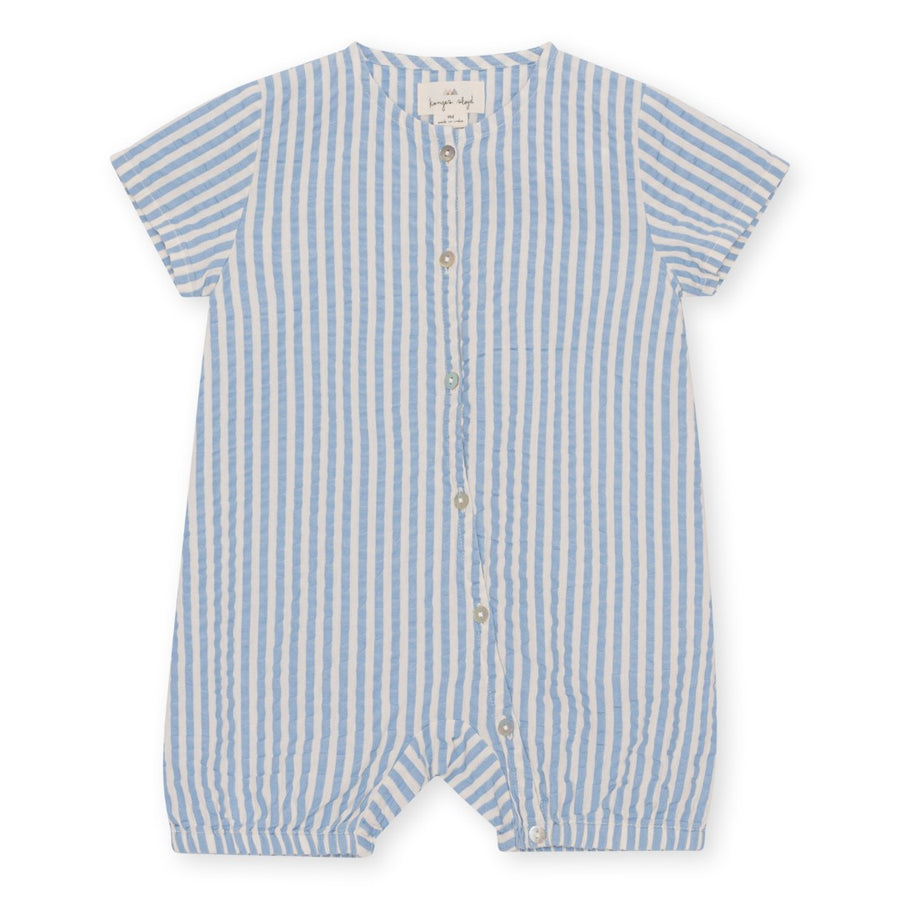 Konges Sløjd - ace romper - playsuit - blue / white striped