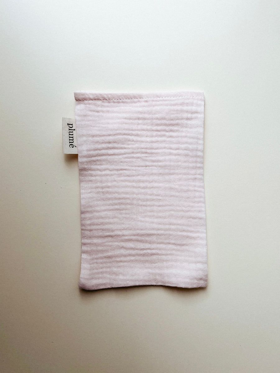 Plumé - hydrophilic washcloths - 2pcs - frosty pink | cream