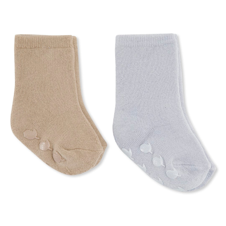 Konges Sløjd - anti slip - sock - 2 pack - oxford / pearl blue