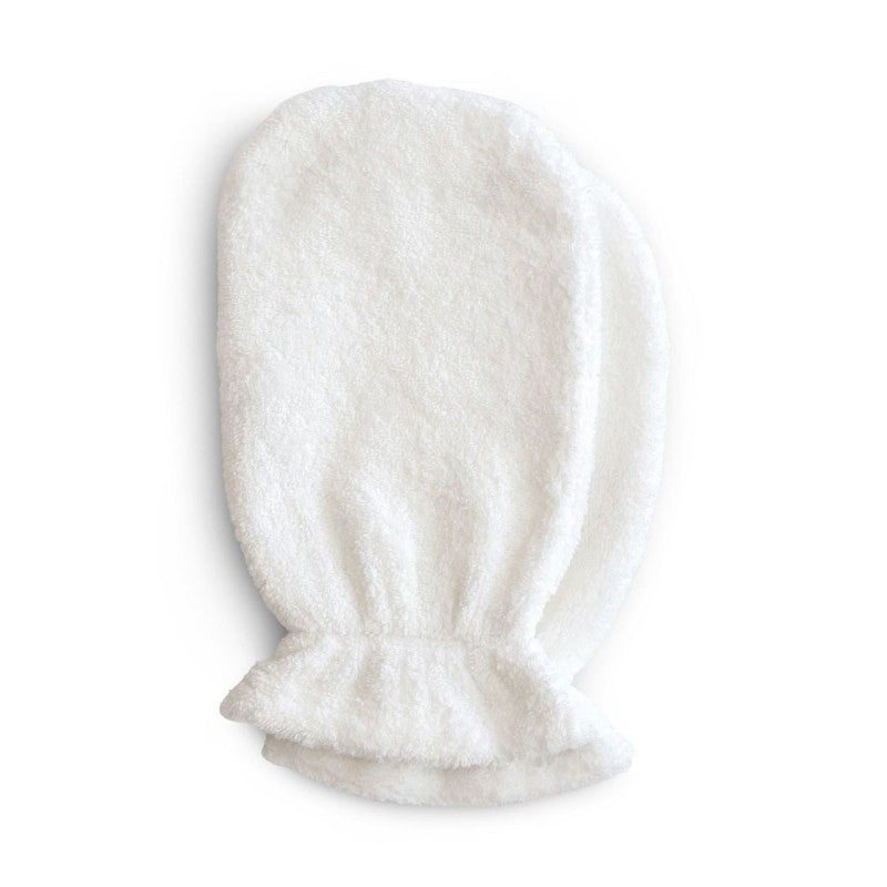 Mushie - washcloth - pearl/ white