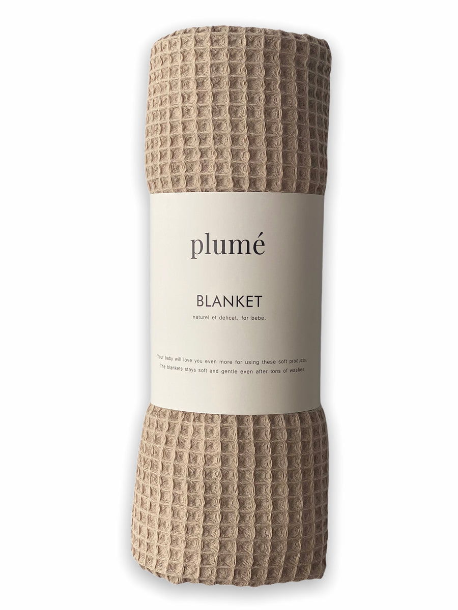 Plumé - waffle blanket - milky chocolate