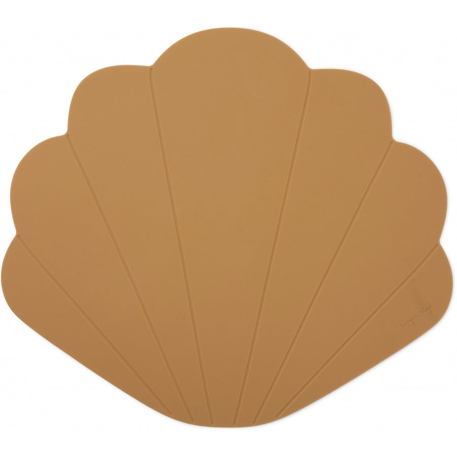 Konges Sløjd - silicone placemat clam - terra cotta