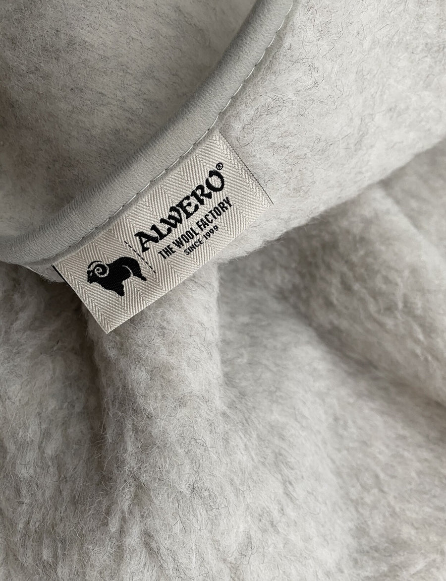 Alwero - wool blanket - gray