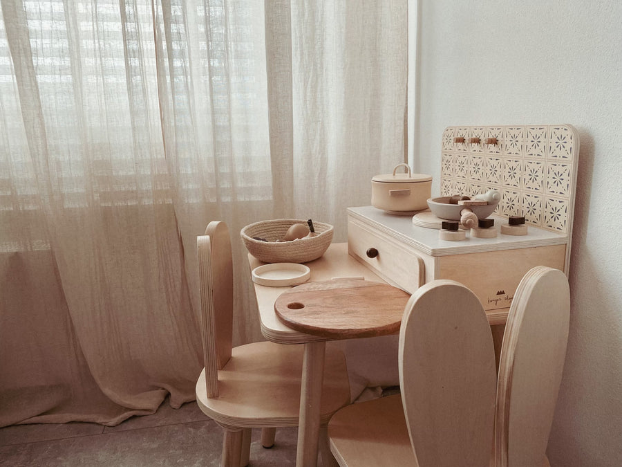 Konges sløjd - houten tafel keukentje