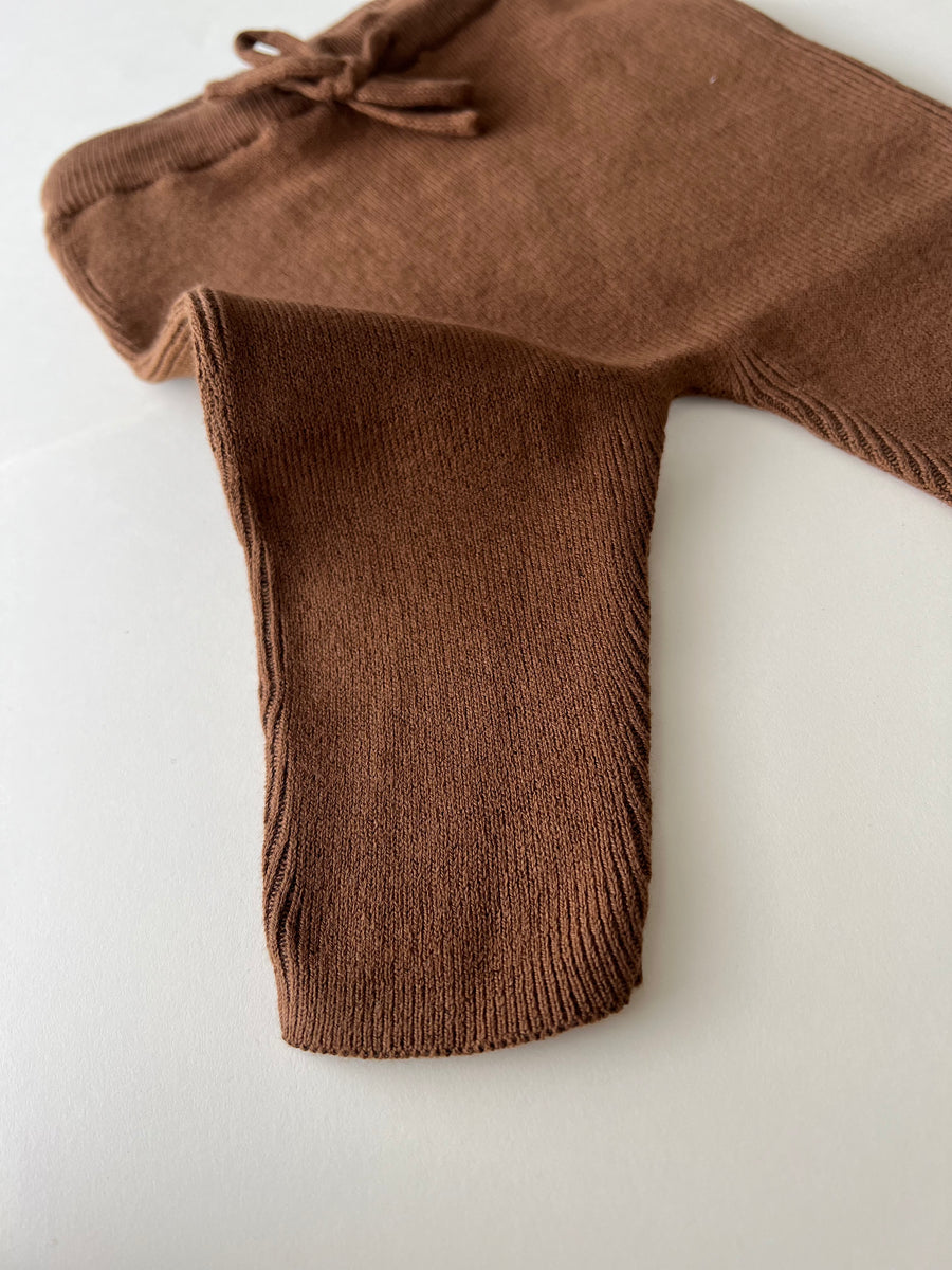 Flöss - broek - kaya - walnut