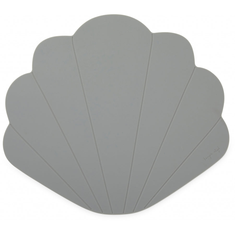 Konges Sløjd - silicone placemat clam - light blue