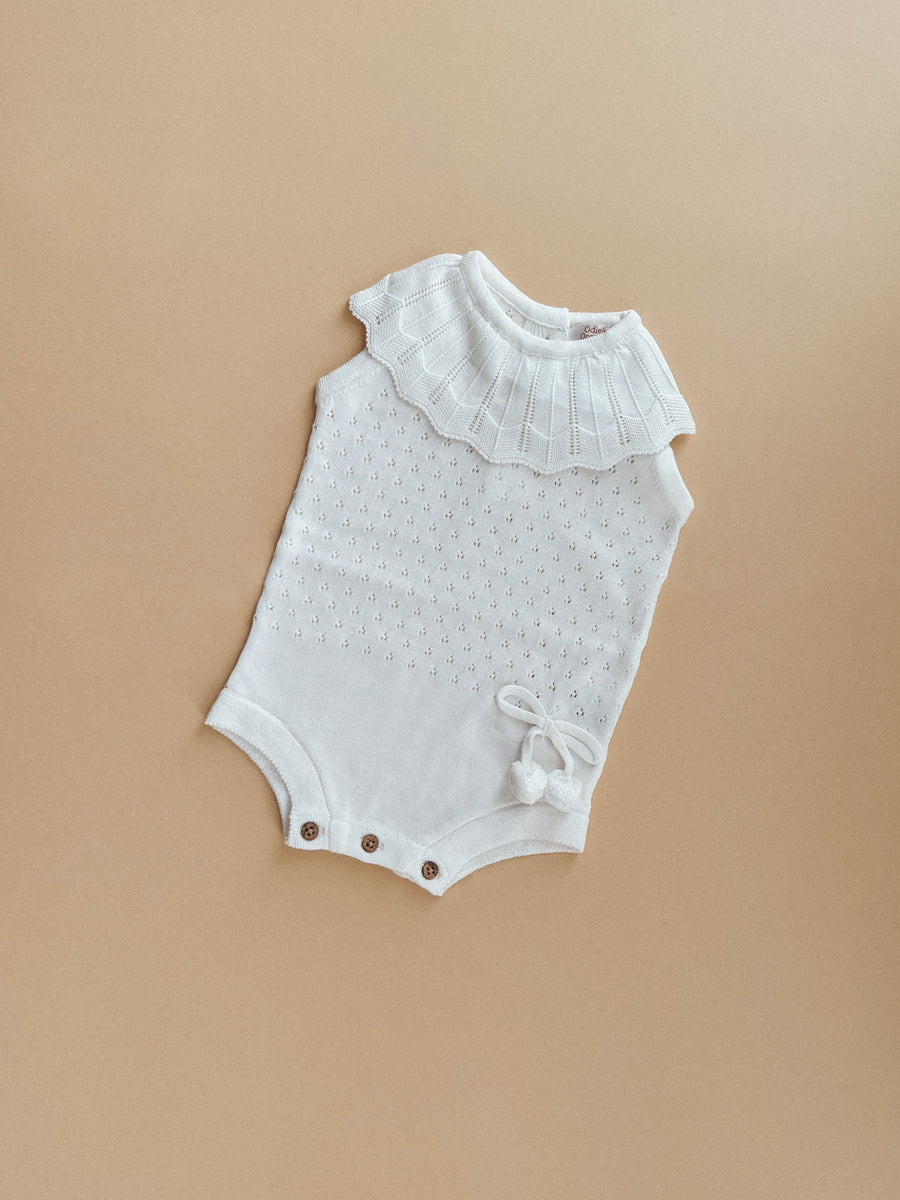 Odieé Organic - may-lie romper – ivory