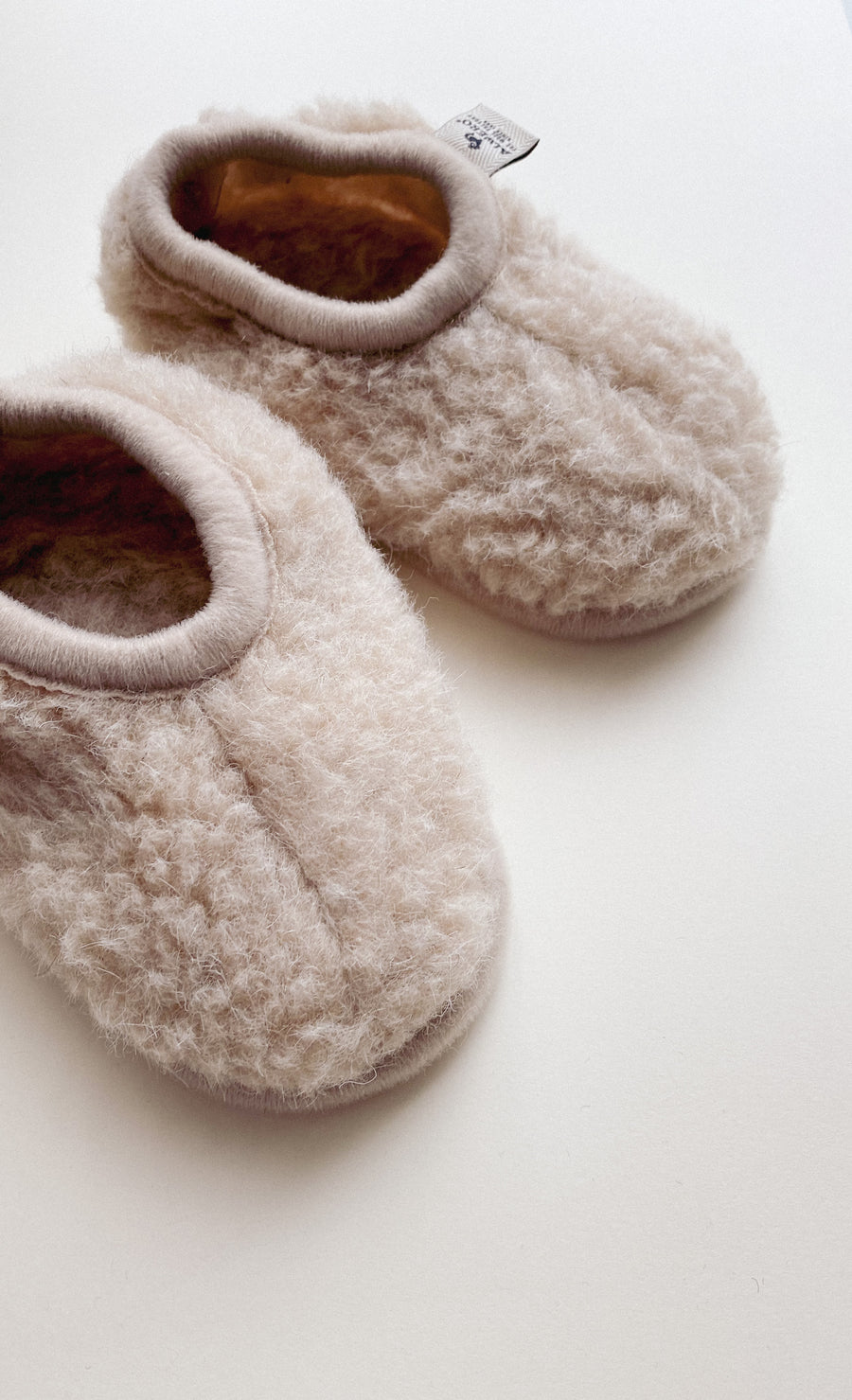 Alwero - wool slippers - ballerina’s - beige