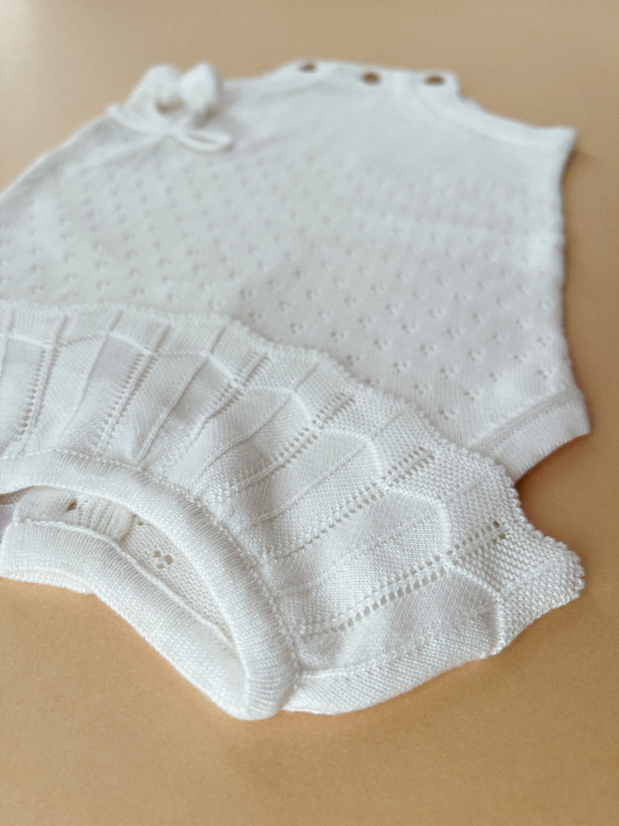 Odieé Organic - may-lie romper – ivory