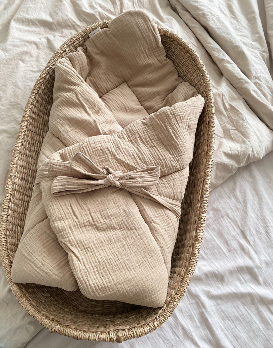 Plumé - hydrofiele swaddle - beige
