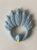 Natruba - pauw - bijtspeeltje - licht blauw
