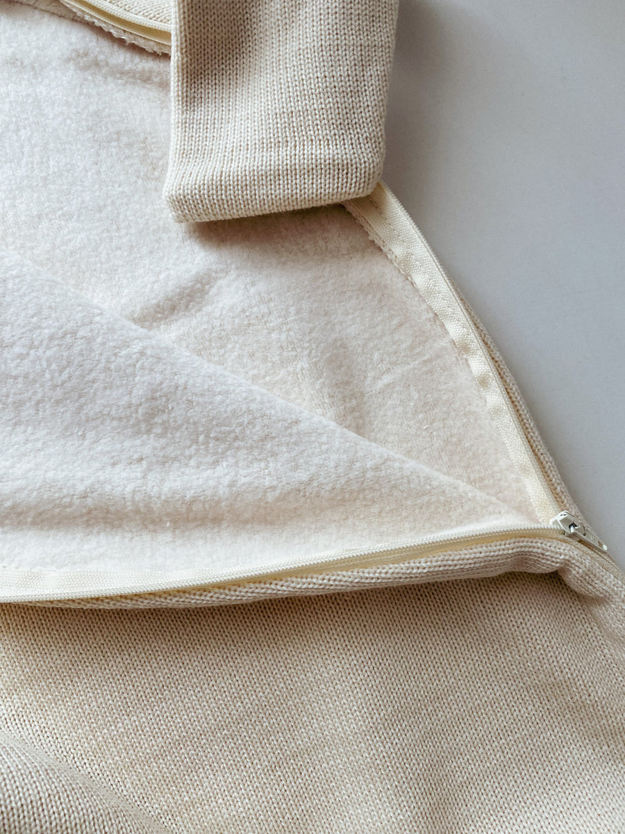 Reiff - lined - wool - sleeping bag - natural